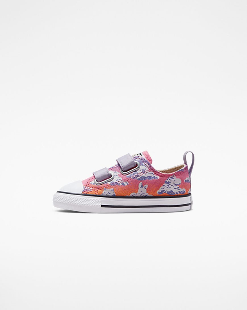 Tenis Converse Chuck Taylor All Star Easy-On Cloud Gazer Cano Baixo Menina Roxo Rosa | PT Q09P41T